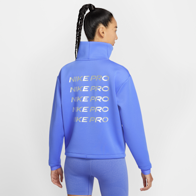 NIKE公式】ナイキ プロ ウィメンズ クロップド ハーフジップ トップ